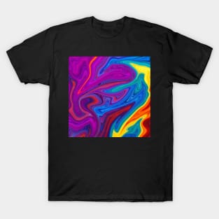 Colorful Liquify Art T-Shirt